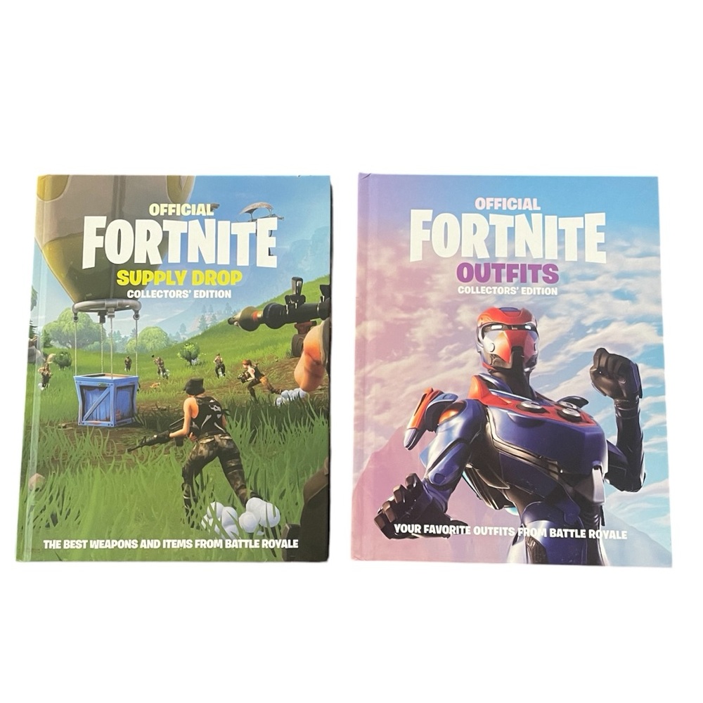 New! Official Fortnite Supply Drop & Outfits Collectors Edition Hardcover